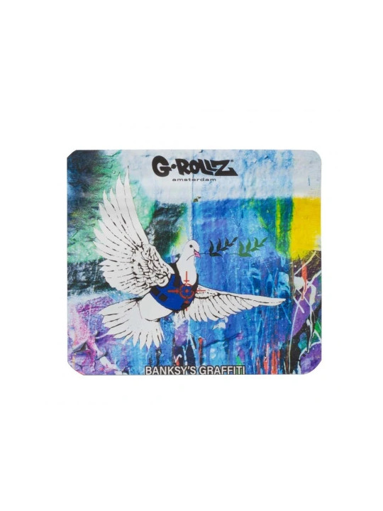 Pungi Zipp Anti-miros Banksy 'Dove' 90x80 mm