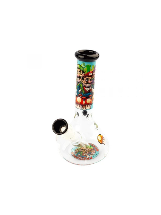 Grace Glass Bong Beaker 'Mushroom Hero' Lim. Ed. H:20cm