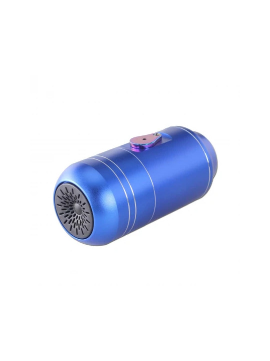 Black Leaf Aluminium Air Filter Pipe blue
