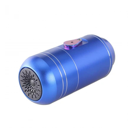 Black Leaf Aluminium Air Filter Pipe blue