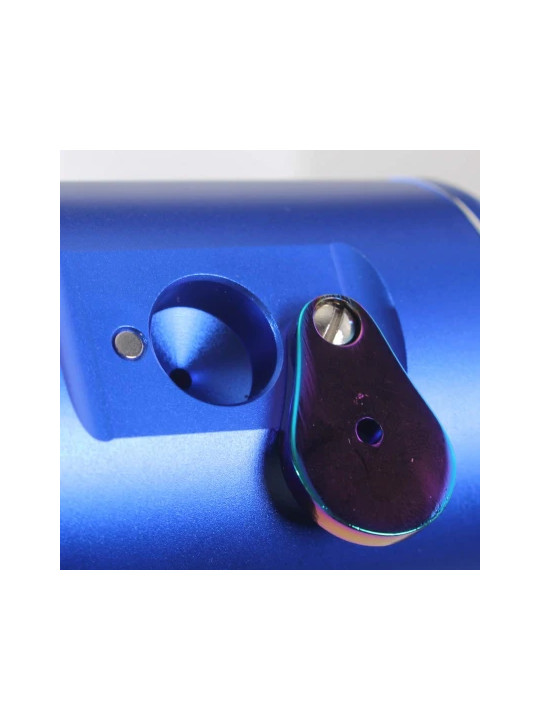 Black Leaf Aluminium Air Filter Pipe blue