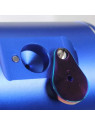 Black Leaf Aluminium Air Filter Pipe blue