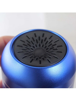 Black Leaf Aluminium Air Filter Pipe blue