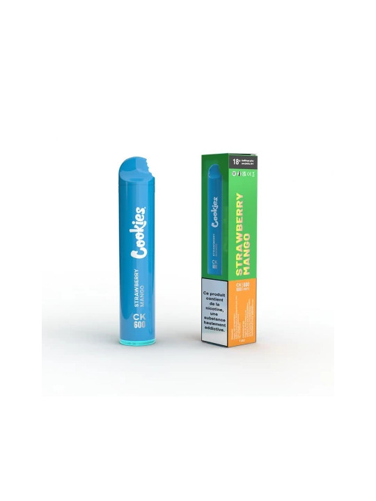 Vape Cookies Strawberry Mango 600 Puff Nicotina 2%