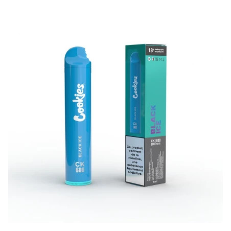 Vape Cookies Black Ice 600 Puff Nicotina 2%
