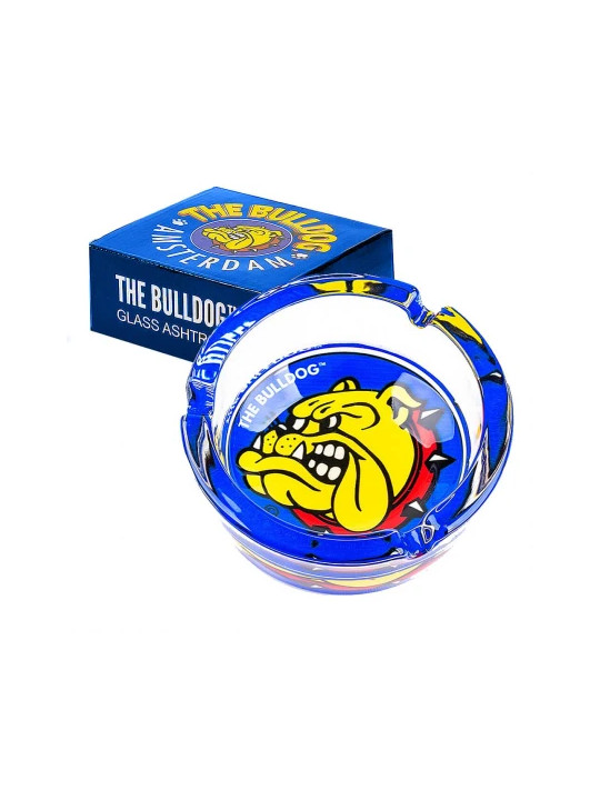 Scrumiera The Bulldog Original Blue Glass
