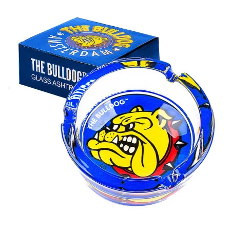 Scrumiera The Bulldog Original Blue Glass