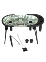 Black Leaf Rolling Console Dollar