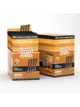 Con Prerulat Hemper 1¼ cu Filtru de Sticla Mango x4