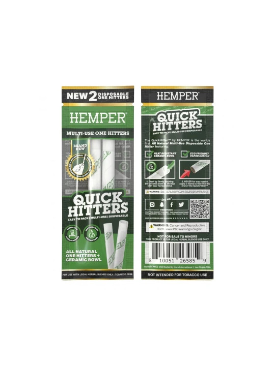 Quick Hitter Hemper No Flavor x 2