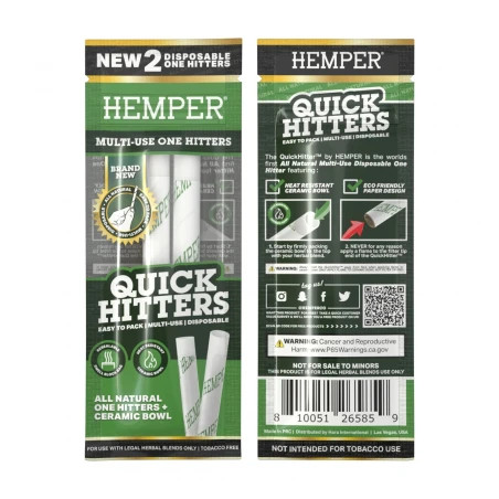Quick Hitter Hemper No Flavor x 2
