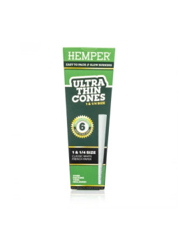 Conuri Prerulate Hemper Classic Alb 88mm x6