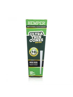 Conuri Prerulate Hemper Classic Mini Alb x10