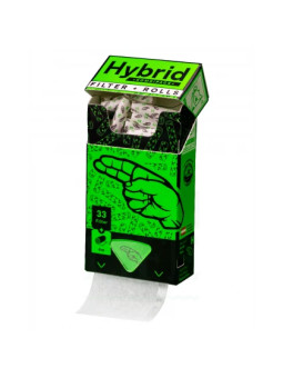 Combo Filtre Hybrid Slim Carbon Activ + Celuloza 6,4mm x33buc & Rola 4mm