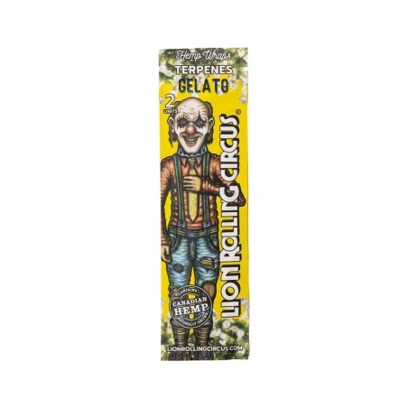 Foite Blunt Lion RollingCircus Canepa - Terpeni Gelato x2