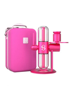 Bong 'Stündenglass Gravity Hookah' Kompact Pink H-350mm