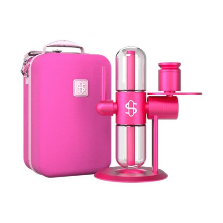Bong 'Stündenglass Gravity Hookah' Kompact Pink H-350mm