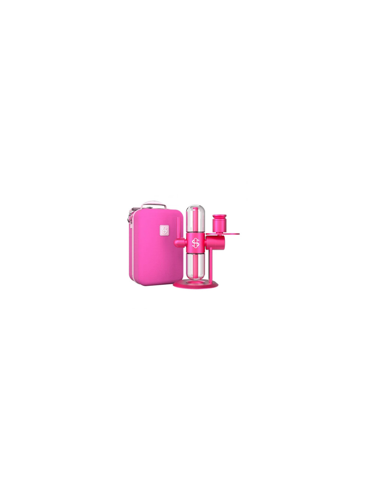 Bong 'Stündenglass Gravity Hookah' Kompact Pink H-350mm