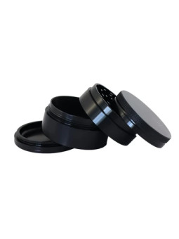 Grinder Hammercraft X Raw Aluminium Black 4 parti Ø-60mm