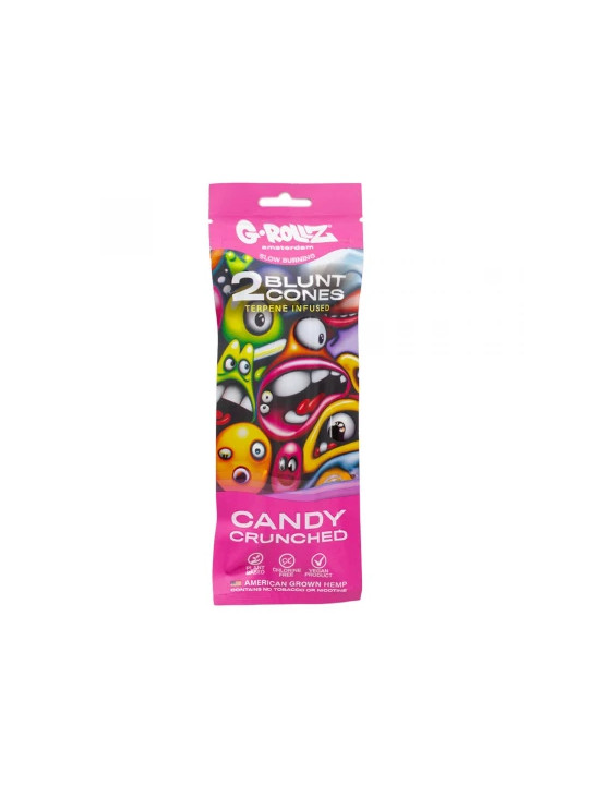 Blunt Prerulat G-Rollz Infuzate cu Terpeni Candy Crunched x2