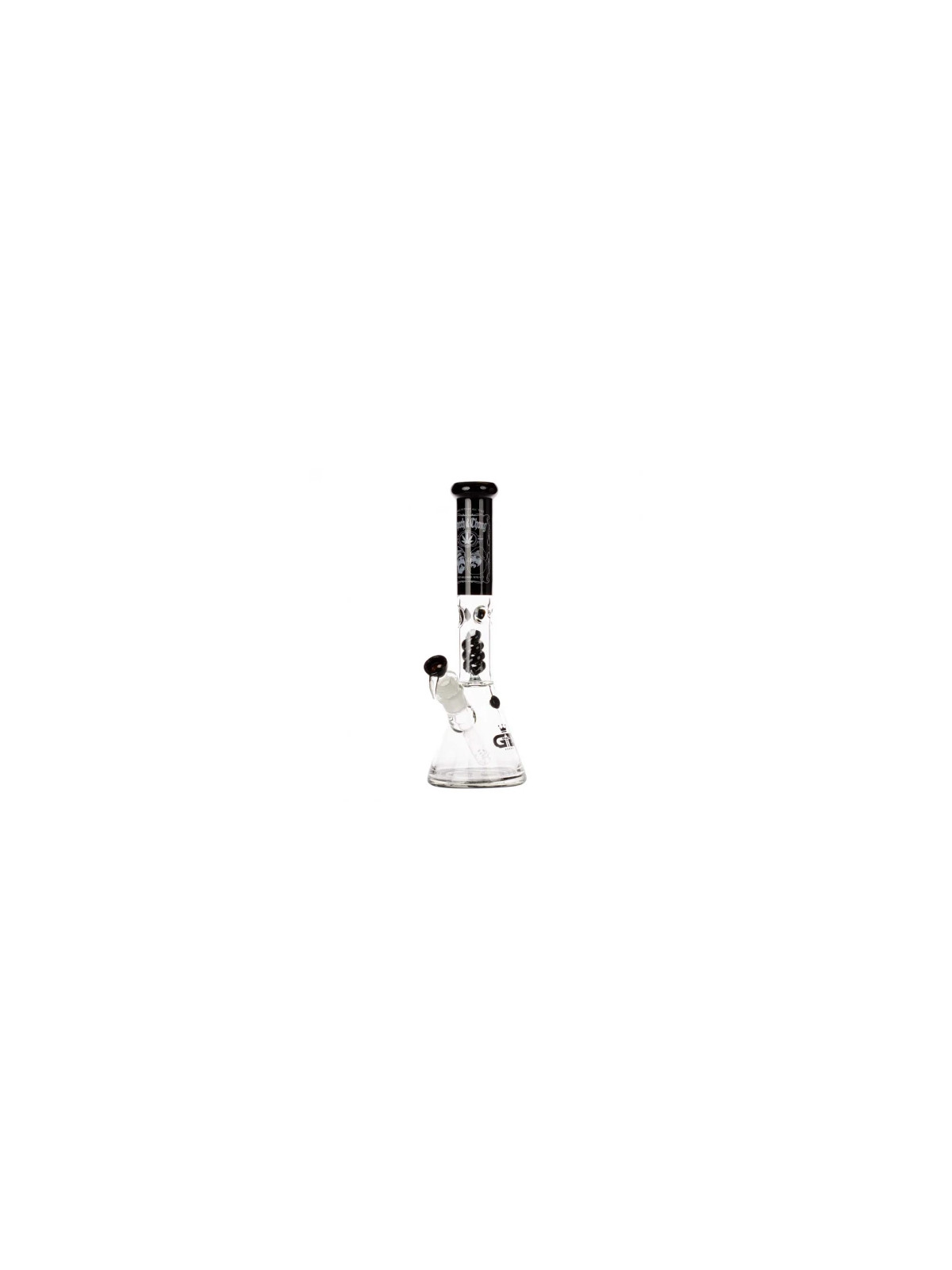 Bong G-Rollz Cheech&Chong Spiral Black - H:42cm