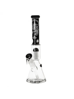 Bong G-Rollz Cheech&Chong 'Smoking Brothers' Black - H:35cm