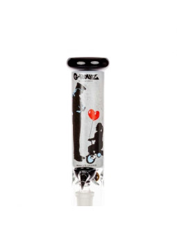 Bong G-Rollz Banksy's Graffiti 'Speeding Tricycle' - H:35cm