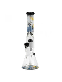 Bong G-Rollz Banksy's Graffiti 'Dove' - 8-Arm Percolator H:50cm