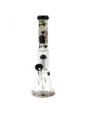 Bong G-Rollz Banksy's Graffiti 'Cop on cop' - 8-Arm Percolator H:50cm