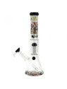 Bong G-Rollz Banksy's Graffiti 'Cop on cop' - 8-Arm Percolator H:50cm