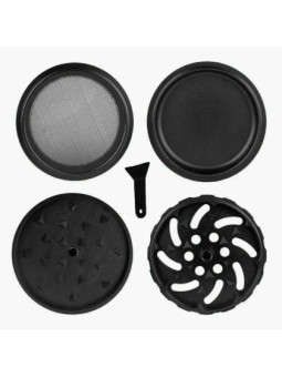Medusa Grinder Non Stick Ceramic Ø63.5mm - 4parti Negru