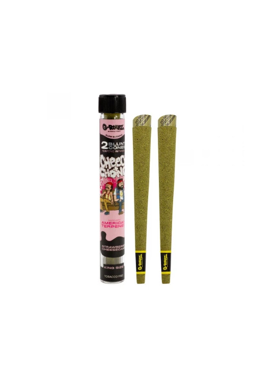 Blunt Prerulat G-Rollz Cheech & Chong Canepa Infuzate cu Terpeni Strawberry Cheesecake x2