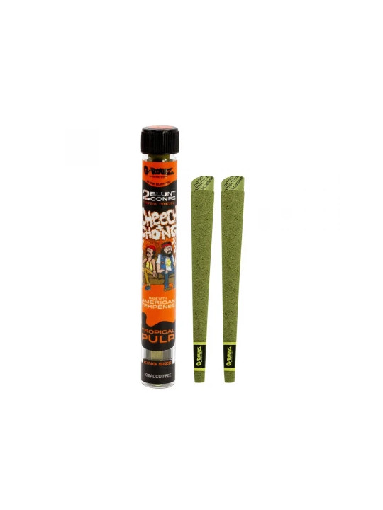 Blunt Prerulat G-Rollz Cheech & Chong Canepa Infuzate cu Terpeni Tropical Pulp x2