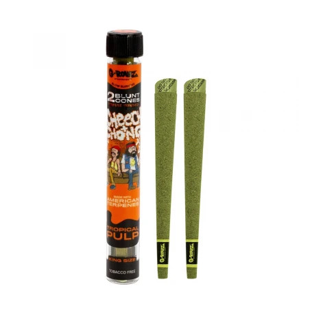 Blunt Prerulat G-Rollz Cheech & Chong Canepa Infuzate cu Terpeni Tropical Pulp x2