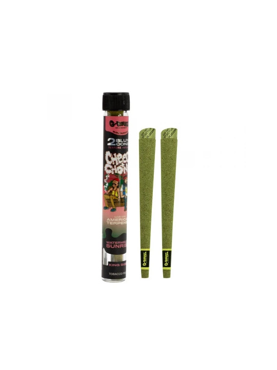 Blunt Prerulat G-Rollz Cheech & Chong Canepa Infuzate cu Terpeni Watermelon Sunrise x2