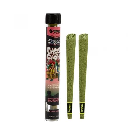 Blunt Prerulat G-Rollz Cheech & Chong Canepa Infuzate cu Terpeni Watermelon Sunrise x2