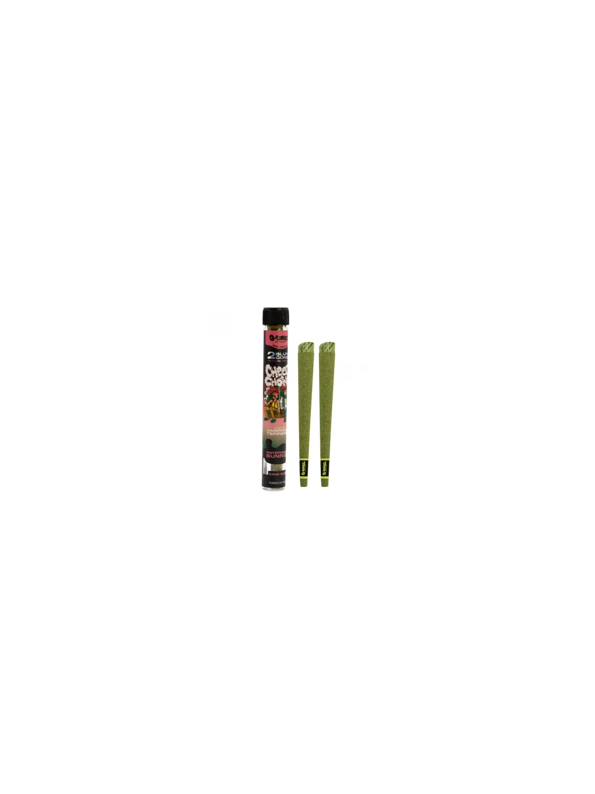 Blunt Prerulat G-Rollz Cheech & Chong Canepa Infuzate cu Terpeni Watermelon Sunrise x2