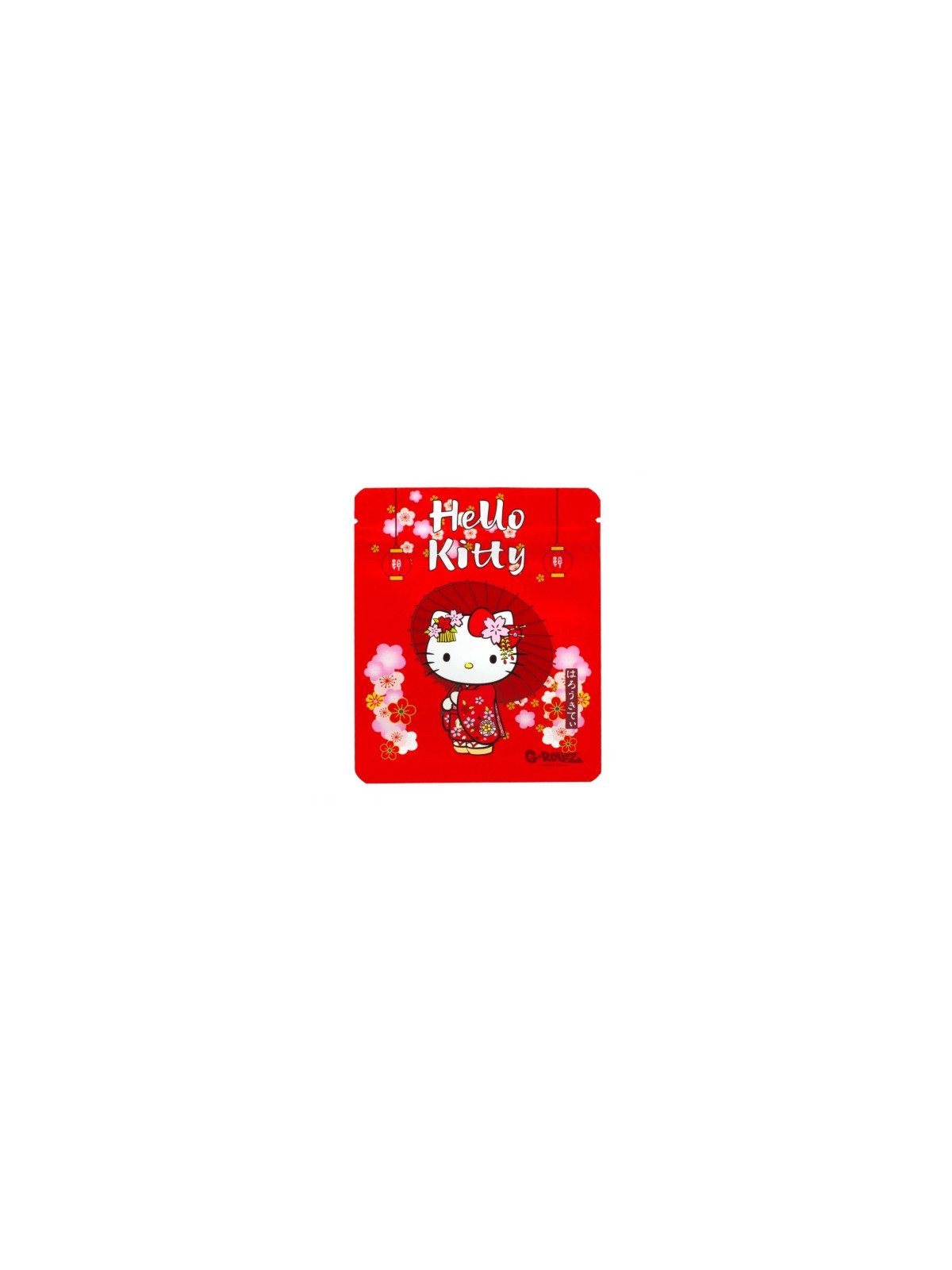 G-rollz Pungi Zip anti-miros 'Hello Kitty Red Kimono' 100x125 mm