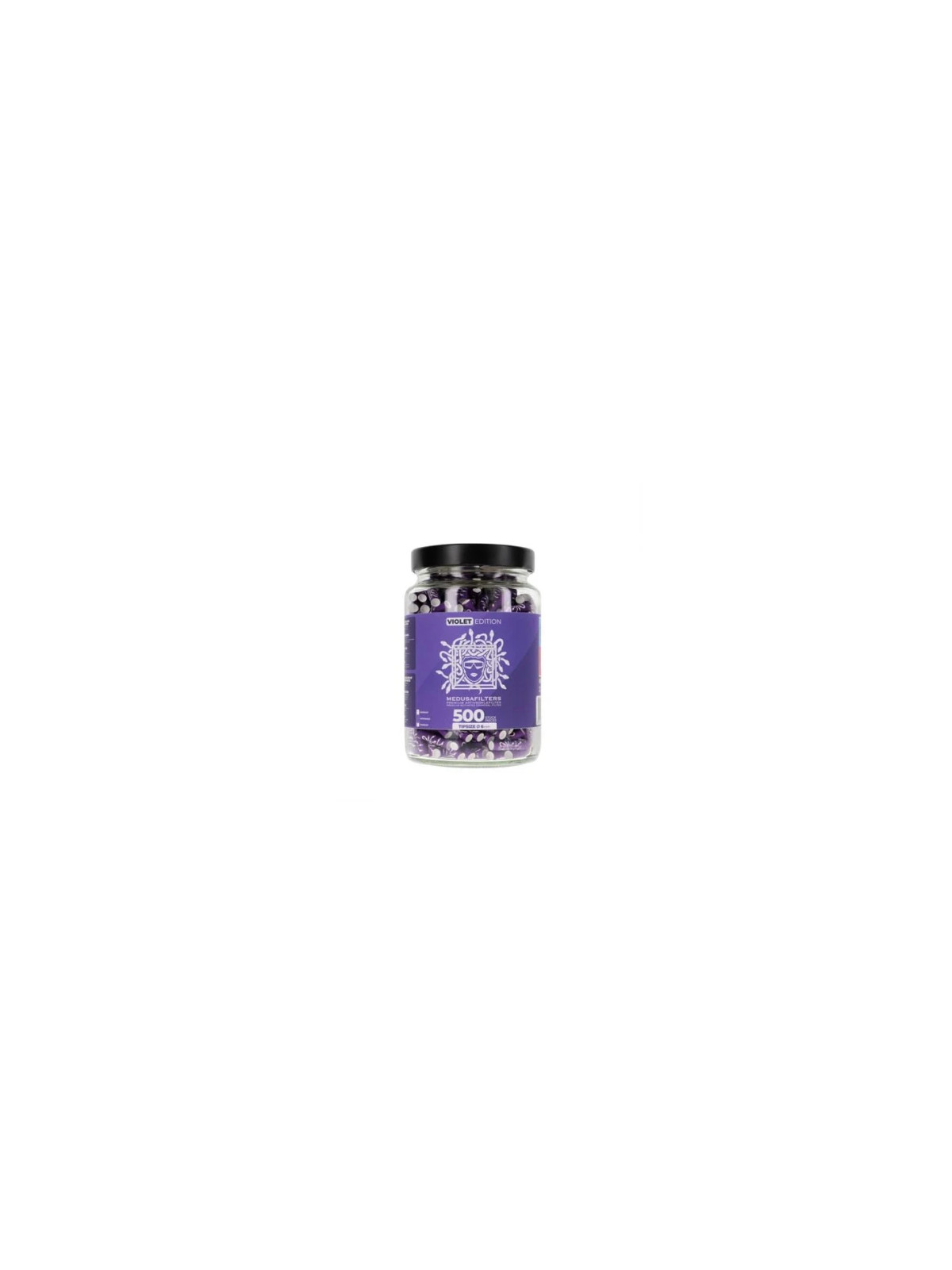Filtru Carbon Medusa Slim Celuloza Violet 6mm x500buc