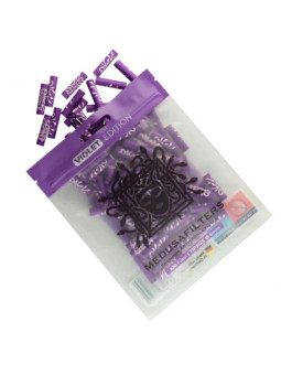 Filtru Carbon Medusa Slim Celuloza Violet 6mm x100buc
