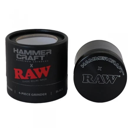 Grinder Hammercraft X Raw Aluminium 4 parti Ø-50mm