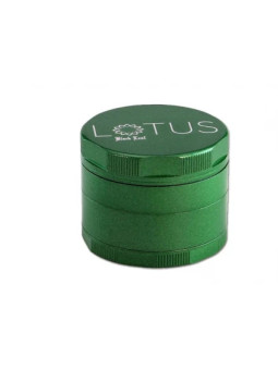 Grinder Black Leaf Lotus Non-Stick Ceramic 4-part Ø-53mm Verde