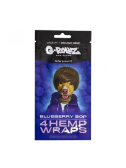 G-Rollz Foite de Blunt din canepa 'Blueberry Bop' aroma de afine x4buc