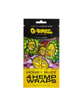 G-Rollz Foite de Blunt din canepa 'Honey Buzz' aroma miere x4buc