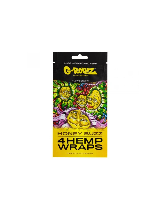 G-Rollz Foite de Blunt din canepa 'Honey Buzz' aroma miere x4buc