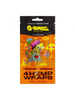 G-Rollz Foite de Blunt din canepa 'Orange Dream' aroma portocale x4buc