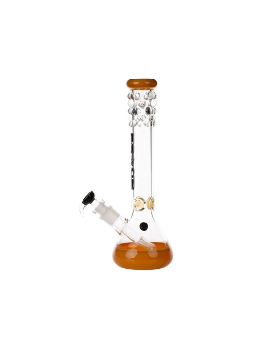 Bong Grace Glass Pearl Glass Yellow - H:40cm