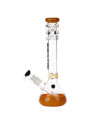 Bong Grace Glass Pearl Glass Yellow - H:40cm
