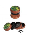 Black Leaf Grinder LED 4part Ø-63mm