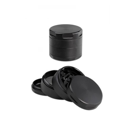 Grinder Aluminium Black 4part Ø56mm
